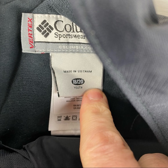 Columbia vertex youth insulated snow ski pants size XL black - Picture 5 of 7